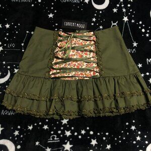 Dolls Kill Of The Undergrowth Mini Skirt